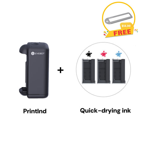 Evebot PrintInd - Ultra Portable Handheld Inkjet Printer