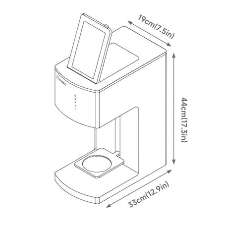 Evebot EB-FM1 Mini Drink Printer Evebot
