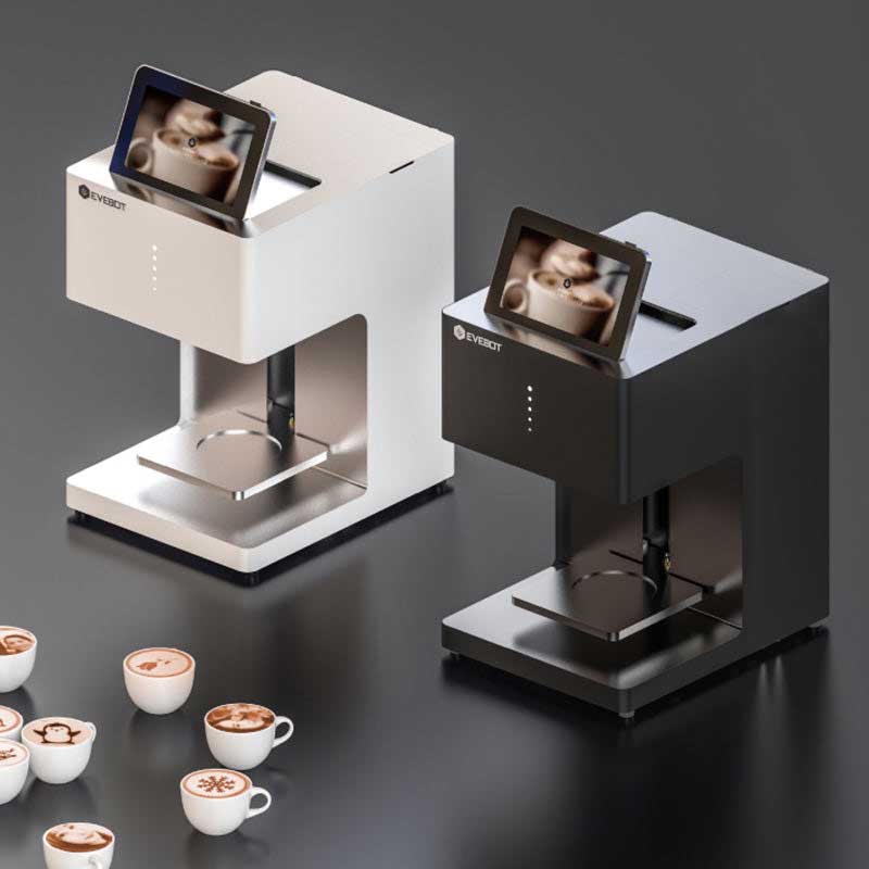 Evebot Multicolor Coffee Drink Printer EB-FC1 Color Food Printer